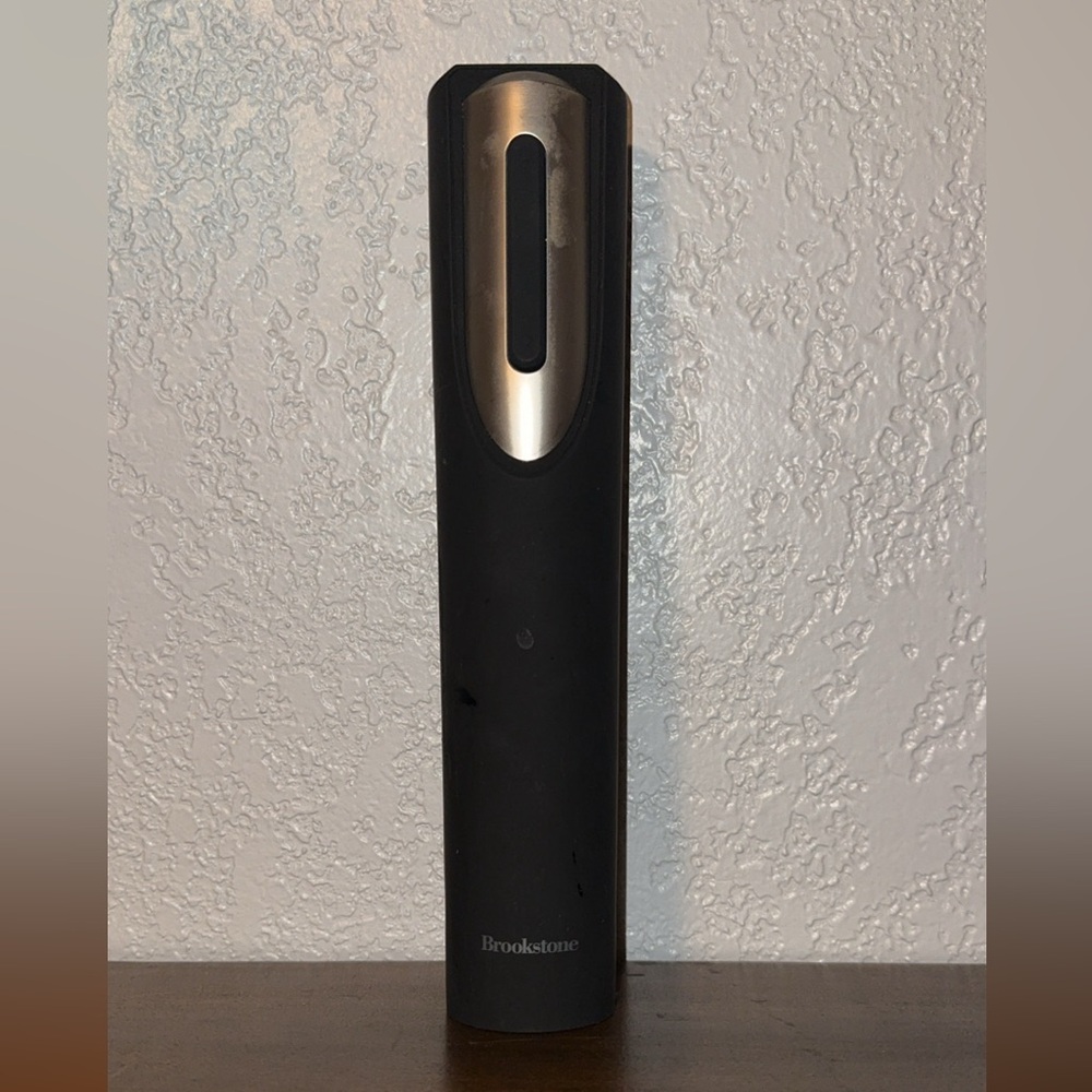 Brookstone Black and Silver Wine Opener